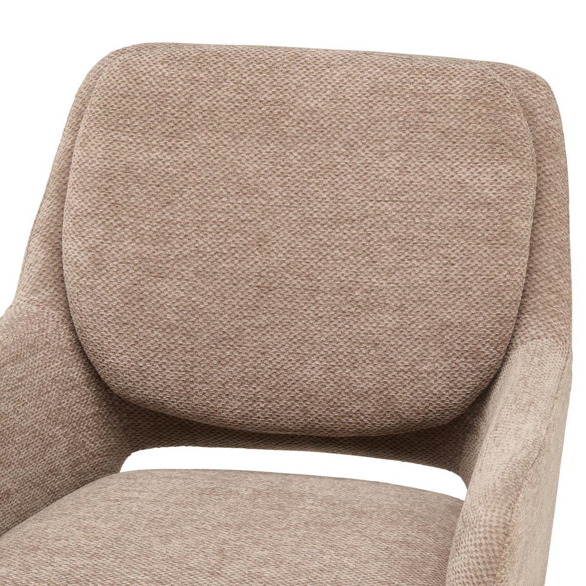 ARMLEHNSTUHL in Holz, Metall, Textil Braun  - Braun/Naturfarben, KONVENTIONELL, Holz/Textil (59/89/65cm) - Livetastic