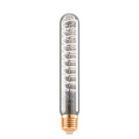 LED-GLÖDLAMPA E27 1x4 W   - grå, Basics, metall/glas (3.0/18.5cm) - Eglo