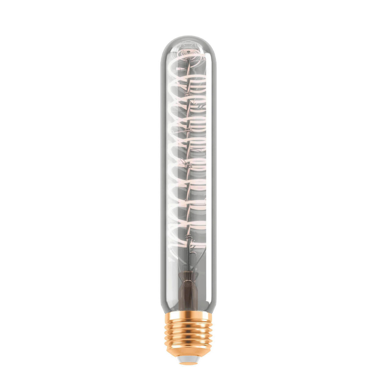 LED-GLÖDLAMPA E27 1x4 W   - grå, Basics, metall/glas (3.0/18.5cm) - Eglo