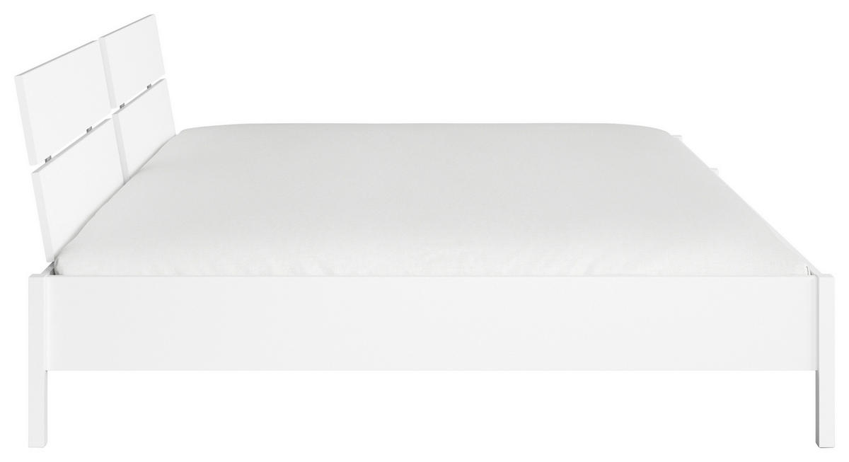 BETT 240/200 cm  in Weiss   - Weiss, Modern, Holzwerkstoff (240/200cm) - Rauch Möbel