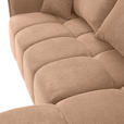 ECKSOFA Rosa Plüsch Zierkissen, Rückenkissen, Bettkasten, Schlaffunktion, Rücken echt, Liegefläche im Originalstoff  - Schwarz/Rosa, KONVENTIONELL, Kunststoff/Textil (253/192cm) - Carryhome