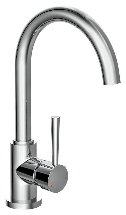 KÜCHENARMATUR - Chromfarben, Basics, Metall (22/34/6cm) - Xora