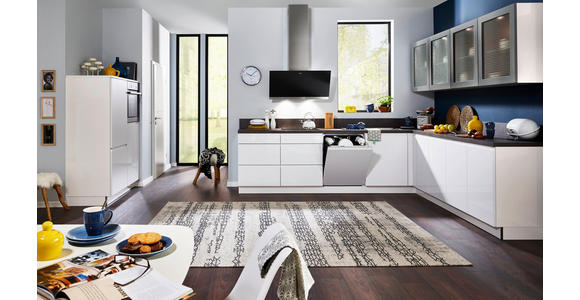 EINBAUKÜCHE - Weiß, Design, Holzwerkstoff - Dieter Knoll
