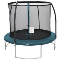 TRAMPOLIN  - Schwarz/Grün, KONVENTIONELL, Kunststoff/Metall (405/269/405cm) - Ambia Garden