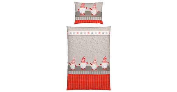 BETTWÄSCHE Flanell 140/200 cm  - Anthrazit, KONVENTIONELL, Textil (140/200cm) - Esposa