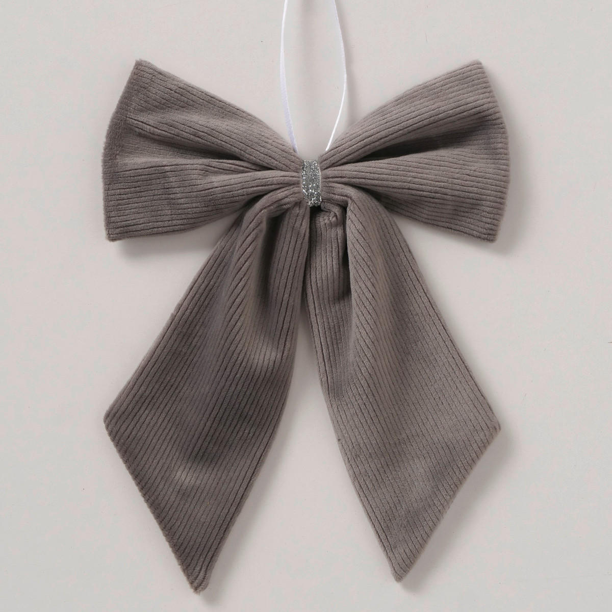 DEKORATIONSHÄNGE - grå, Basics, textil (18/23/2cm)