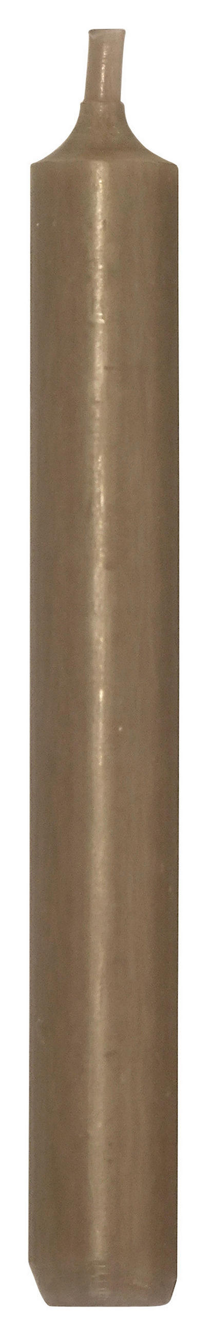  STABKERZE  - Taupe, Basics (2,2/18cm) - Steinhart