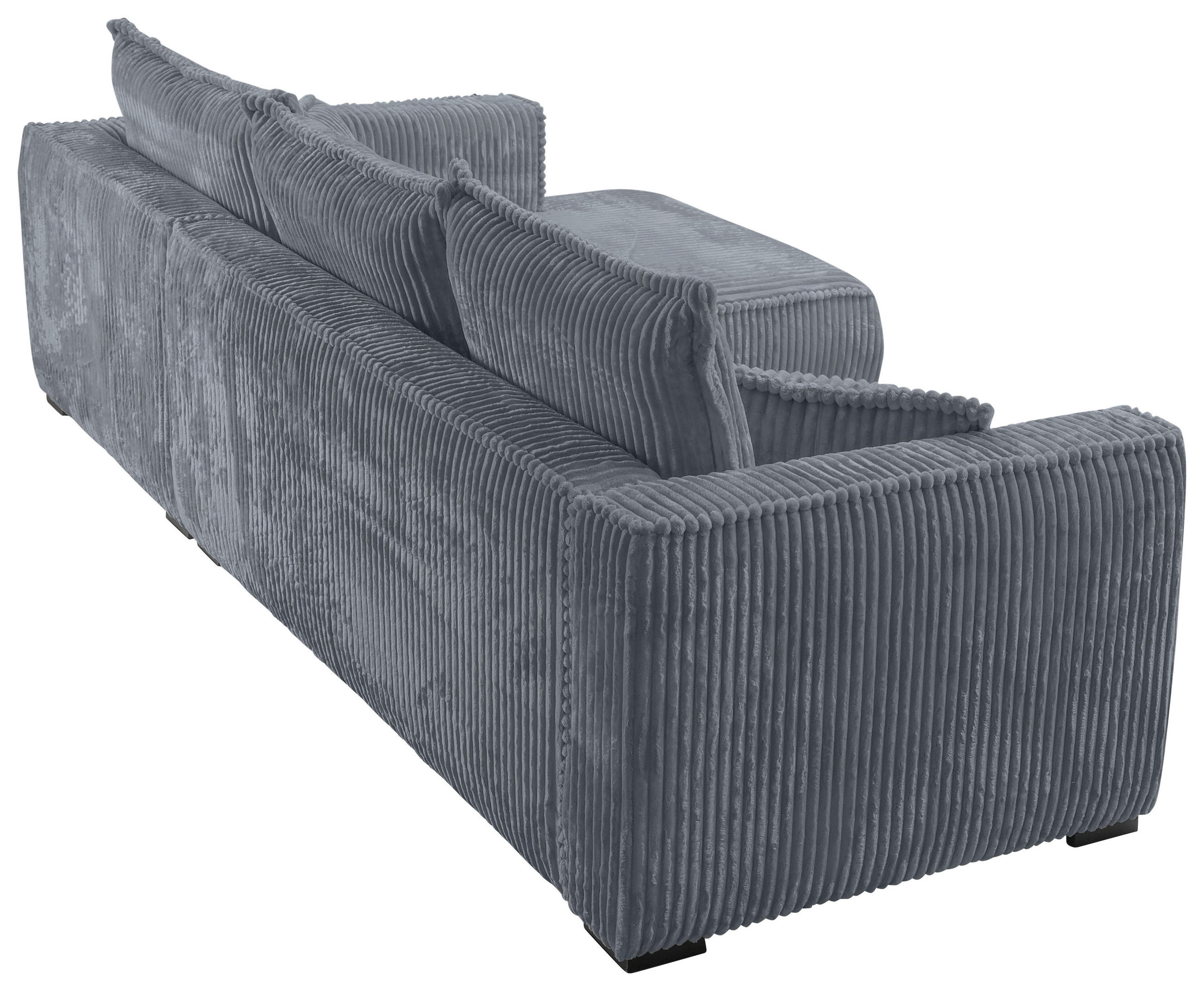 Thumbnail - Carryhome Ecksofa, Grau, Textil, Buche, Hartholz, 3-Sitzer, Füllung: Polyurethan (Pur), Silikon,Polyurethan (Pur), Silik...