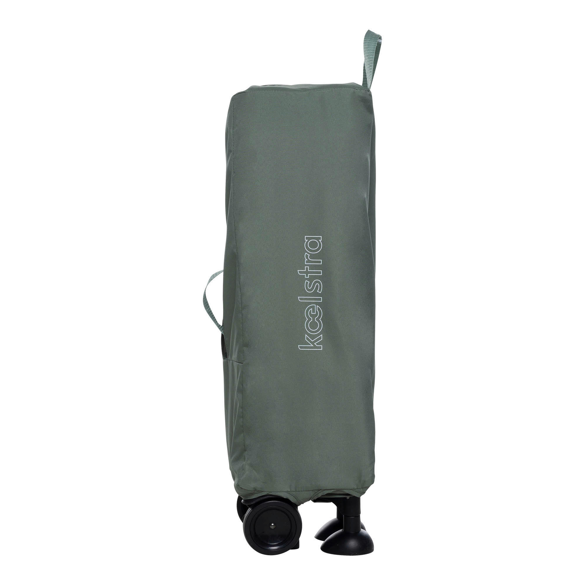 REISEBETT Grün, Dunkelgrün  - Dunkelgrün/Grün, Basics, Kunststoff/Textil (126/65/75cm) - Koelstra