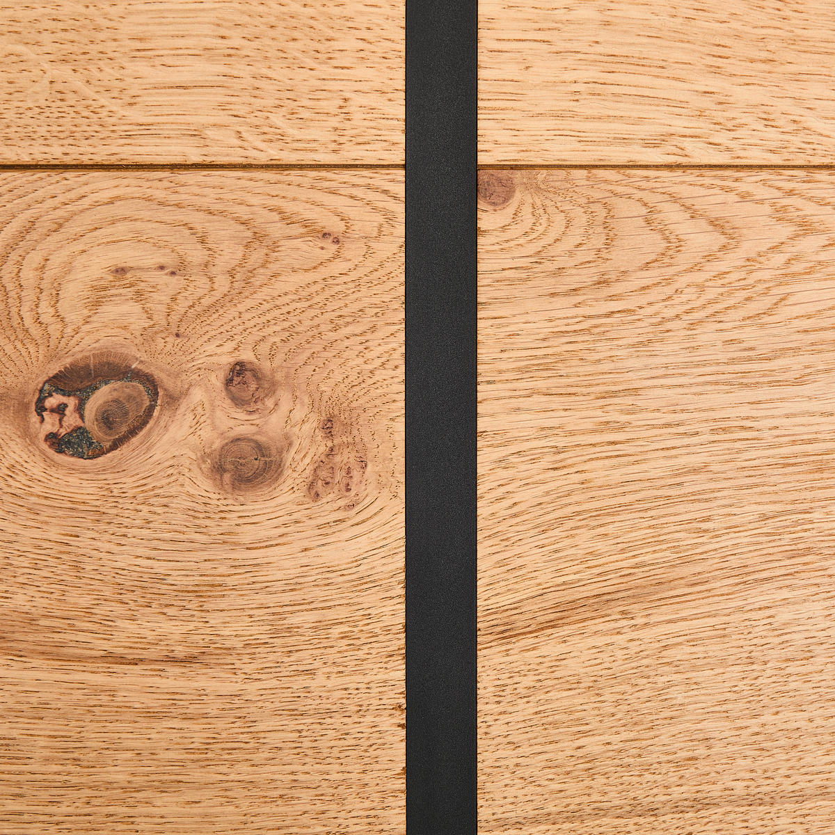 COUCHTISCH in Holz, Metall, Holzwerkstoff 110/70/40 cm  - Schwarz/Naturfarben, Design, Holz/Holzwerkstoff (110/70/40cm) - MID.YOU