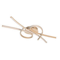 LED-DECKENLEUCHTE Biba 44/100 cm   - Sandfarben, Design, Metall (44/100cm) - Fischer & Honsel