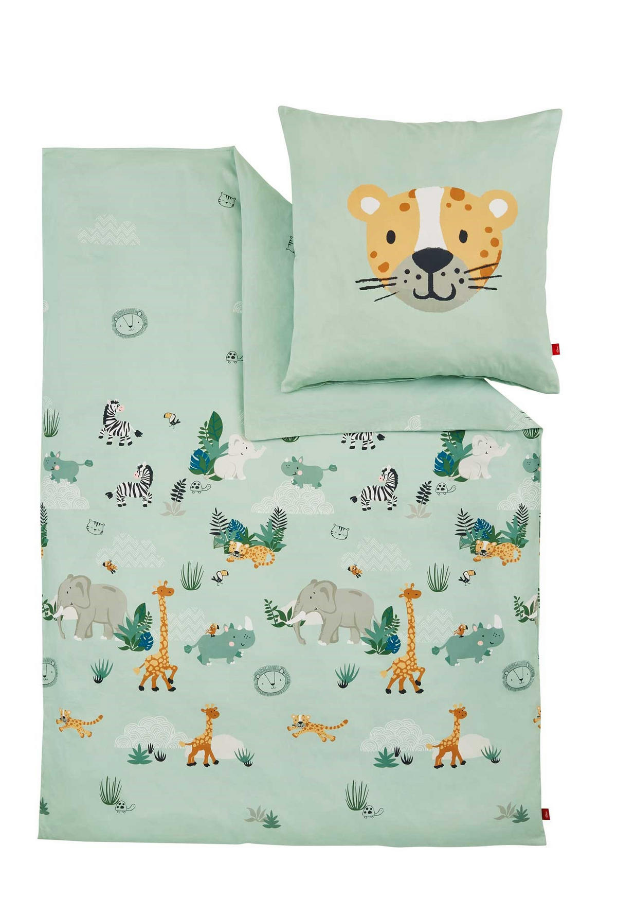 OTROŠKA POSTELJNINA 140/200 cm saten večbarvno  - večbarvno, Konvencionalno, tekstil (140/200cm) - S. Oliver