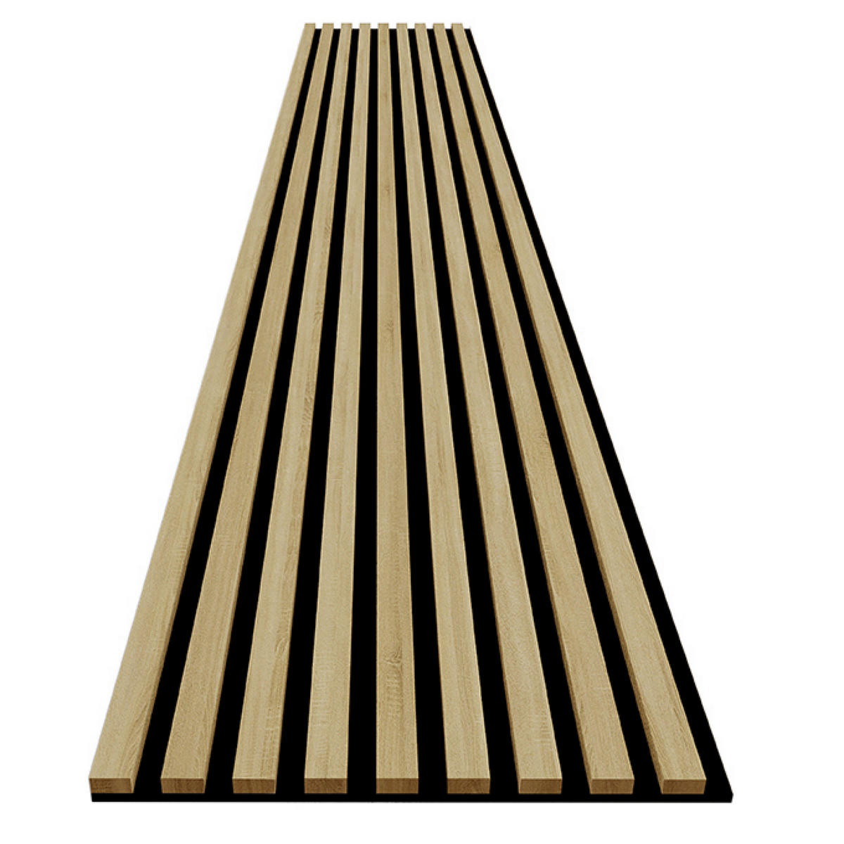 AKUSTIKPANEEL Economico Eichefarben {item.attr('912-5560),[ ]}240/38/1,65 cm  - Eichefarben, Basics, Holzwerkstoff/Kunststoff (240/38/1,65cm)