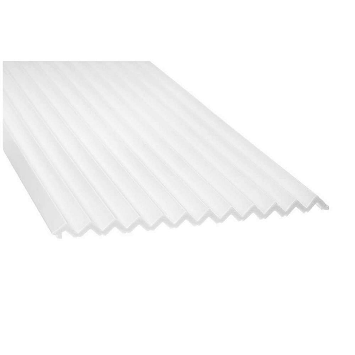 OBLOGA ZIDNA  bijela  - bijela, Basics, plastika (270/1,6/24,7cm)