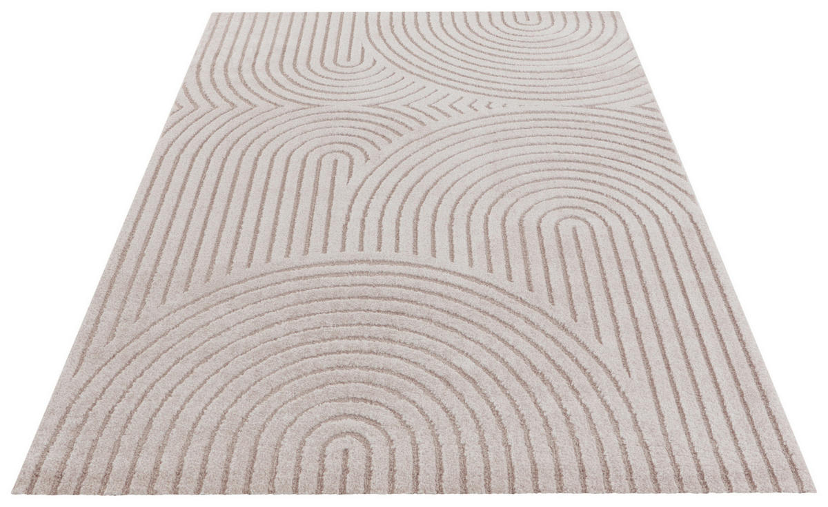HOCHFLORTEPPICH 200/290/290 cm New York Creme, Beige  - Beige/Creme, Basics, Kunststoff/Textil (200/290/290cm) - Elle Decoration