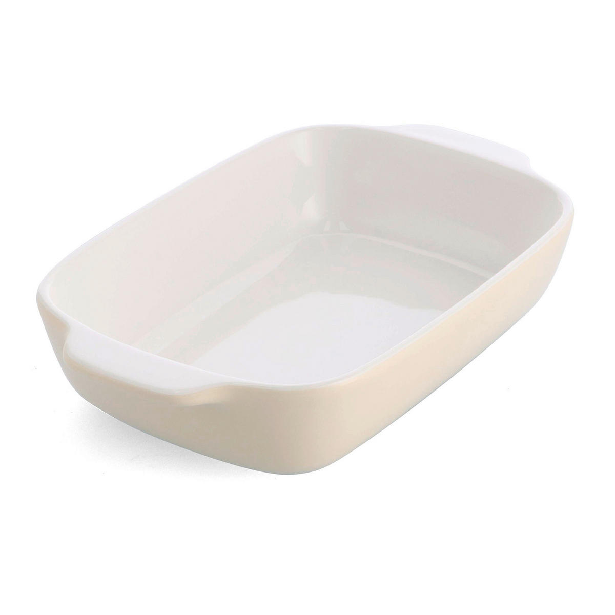 AUFLAUFFORM Keramik, Naturmaterialien Steingut  - Creme/Weiß, Basics, Naturmaterialien/Keramik (18.8cm) - Kitchenaid
