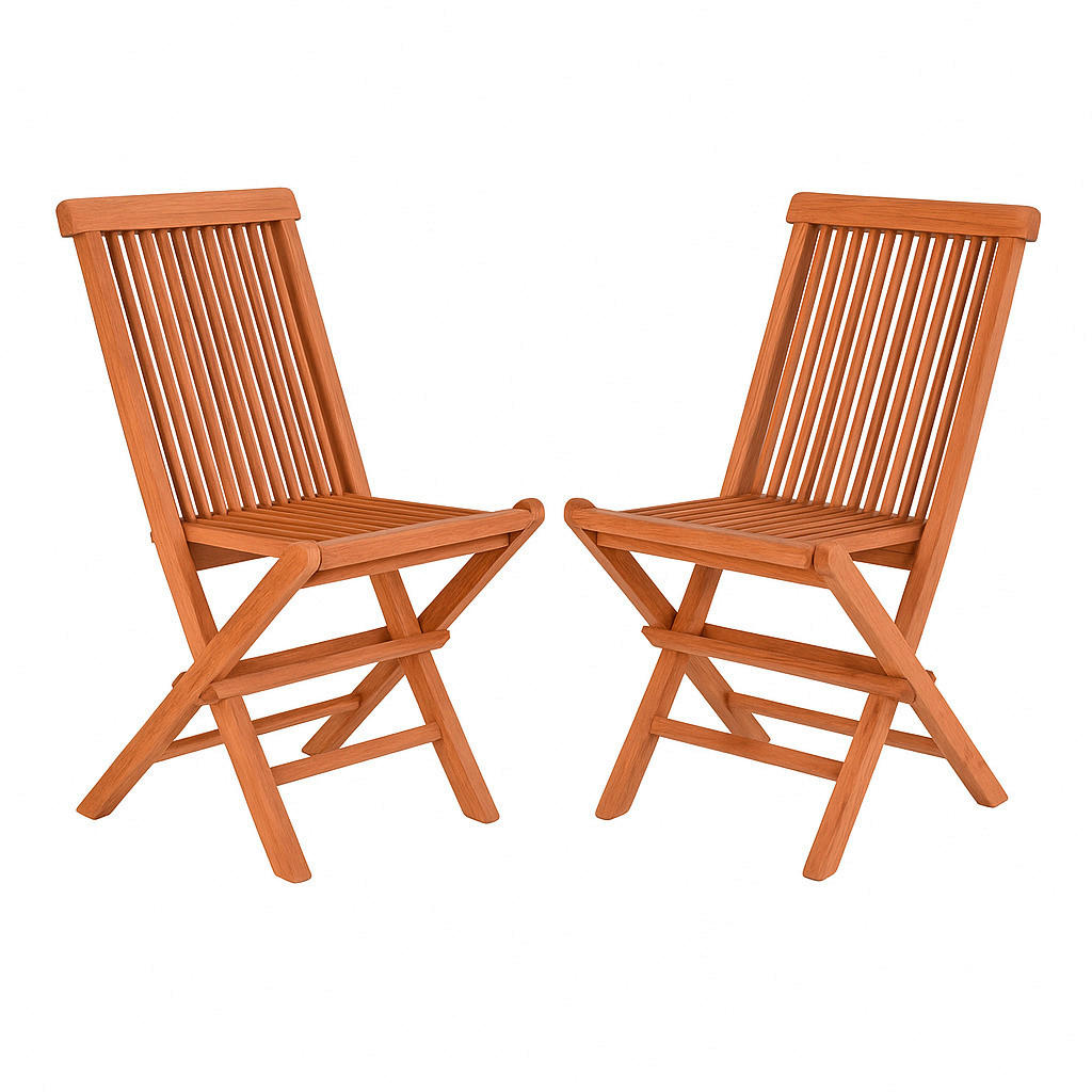 GARTENSTUHL-SET Holz Braun  - Braun, MODERN, Holz (46/89/62cm) - MID.YOU
