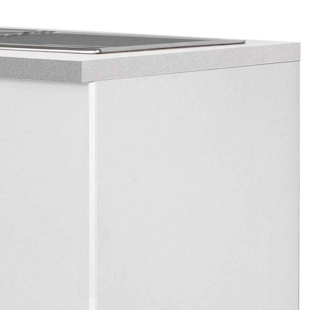 Thumbnail - FlexWell Spülenunterschrank, Weiß, Kunststoff, 100x85x60 cm, Made in Germany, individuell planbar, Küchen, Küchenmöbel, ...