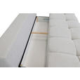 BOXSPRINGSOFA in Chenille Ecru  - Ecru/Schwarz, MODERN, Kunststoff/Textil (210/72/105cm) - Cantus