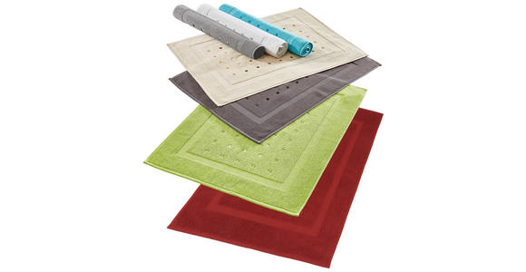 BADEMATTE Anthrazit 50/70 cm - Anthrazit, Design, Textil (50/70cm) - Esposa