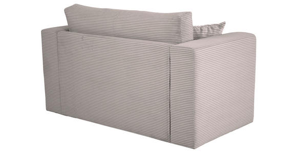 JUGEND- UND KINDERSOFA  in Cord Taupe  - Taupe/Schwarz, KONVENTIONELL, Textil (136/78/72cm) - Xora