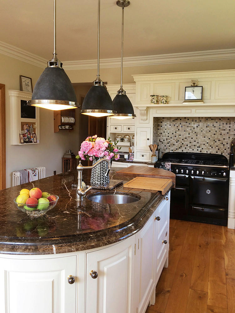 HÄNGELEUCHTE 32.4/42.6 cm    - Zinkfarben, Konventionell, Glas/Metall (32.4/42.6cm) - Elstead Lighting