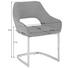 SCHWINGSTUHL Lederlook, Webstoff Braun, Chromfarben - Chromfarben/Braun, Design, Textil/Metall (59/79/60cm) - Ti`me