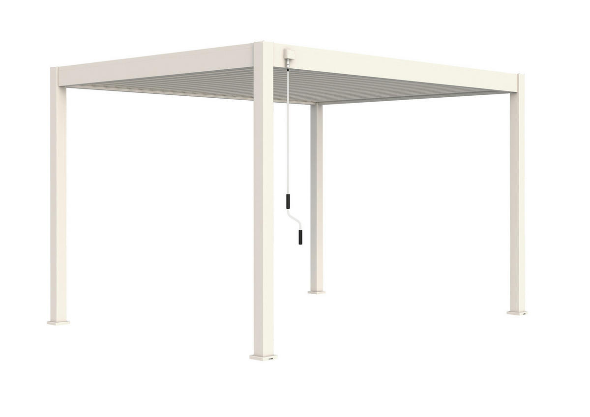 PERGOLA - Weiss, Basics, Metall (360/255/300cm) - Gardenson