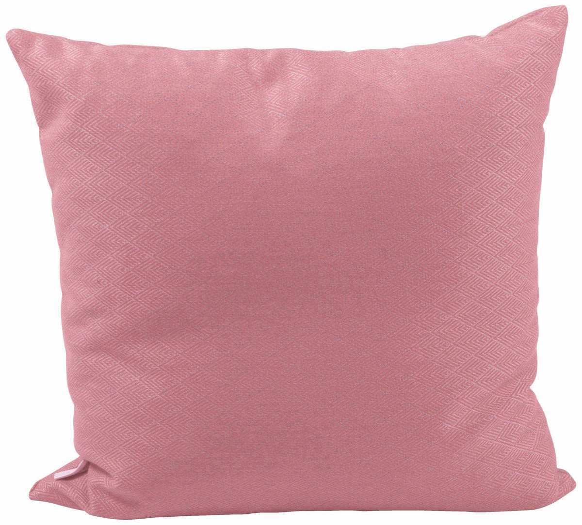 OUTDOOR-KISSEN Raute  - Pink, Basics, Textil (55/55cm) - Stern