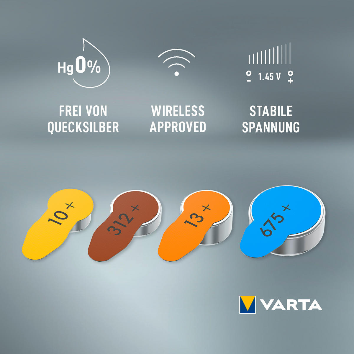 BATTERIE - Braun, Basics (4,8/9,4/0,48cm) - Varta