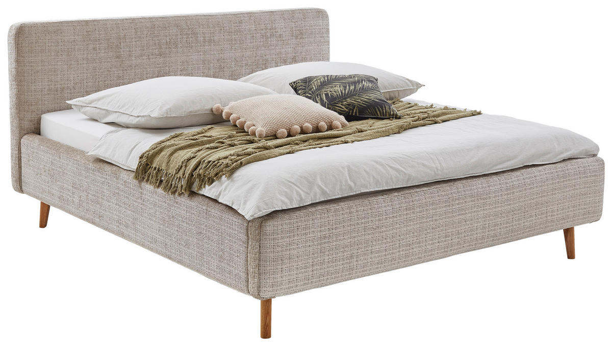 POLSTERBETT 160/200 cm in Beige von VISIONIGHT