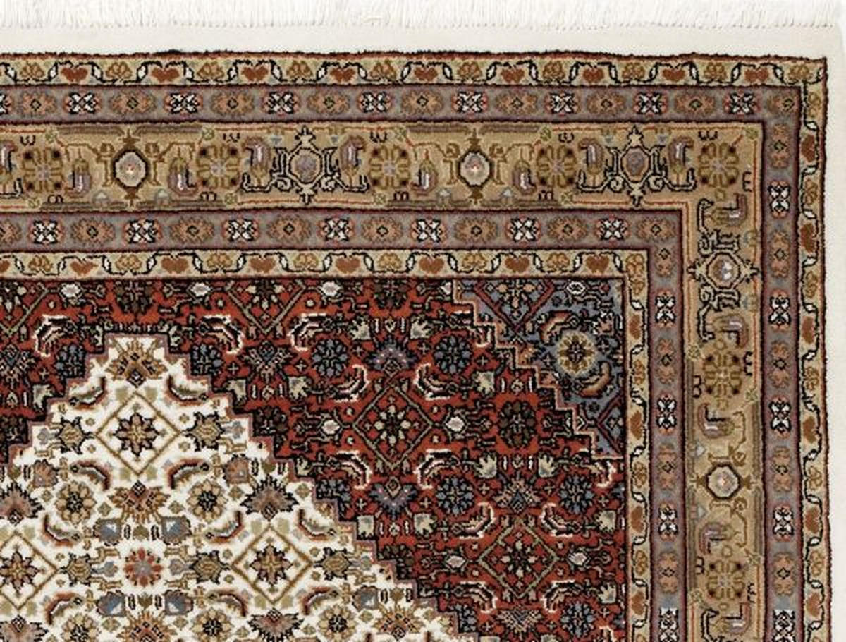 ORIENTTEPPICH 70/140 cm Himla Bidjar Creme, Beige  - Beige/Creme, Basics, Textil (70/140cm) - Cazaris