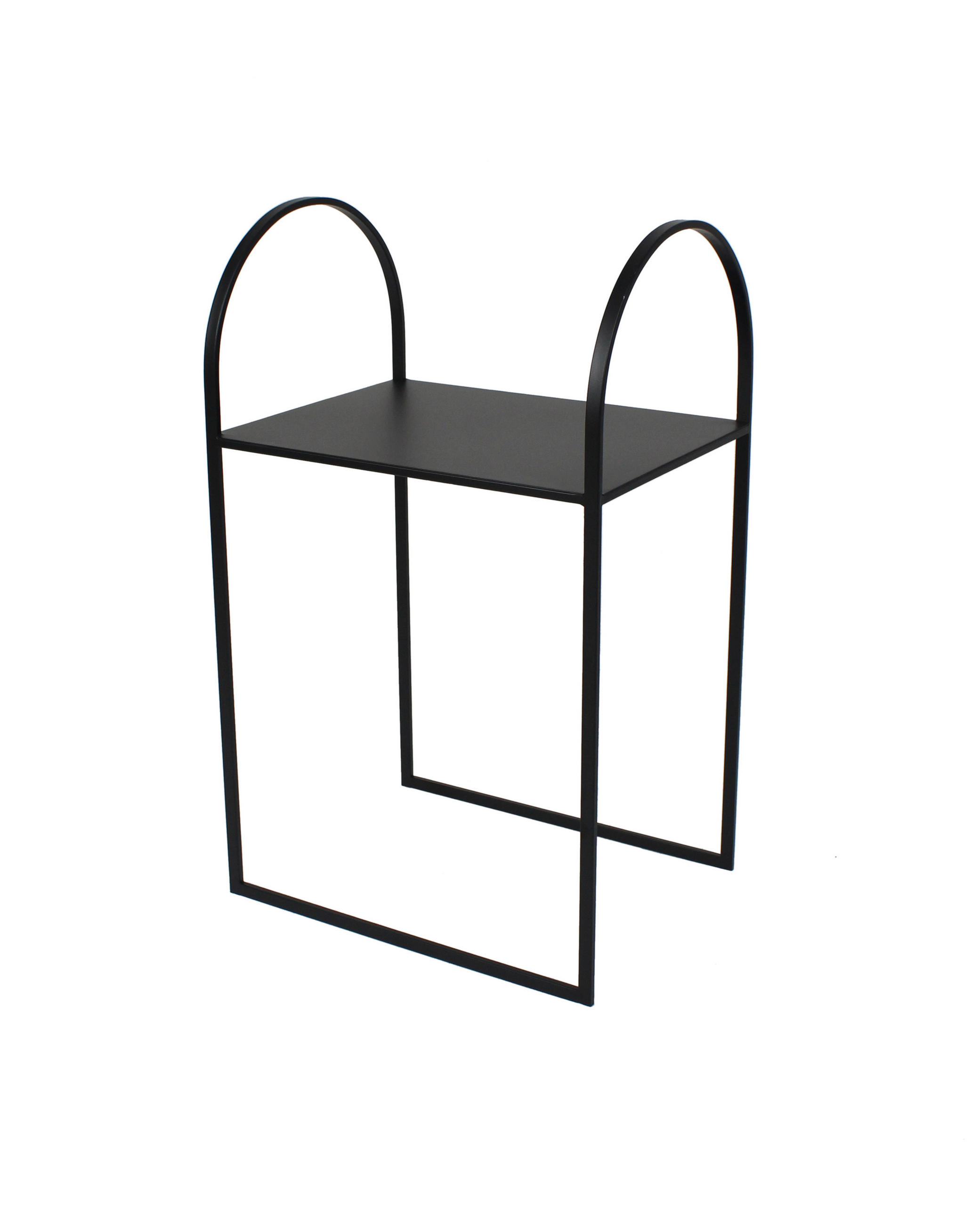 BEISTELLTISCH Schwarz rechteckig  - Schwarz, Basics, Metall (40/66/30cm) - Ambia Home