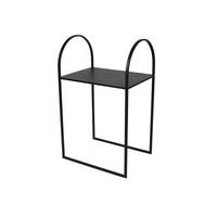 BEISTELLTISCH Schwarz rechteckig  - Schwarz, Basics, Metall (40/66/30cm) - Ambia Home