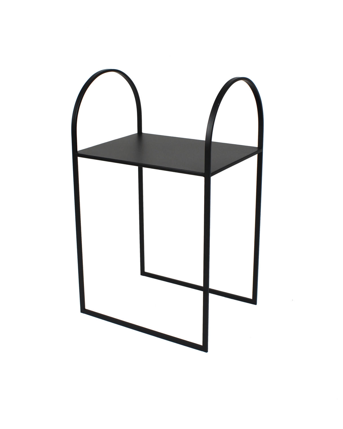 BEISTELLTISCH Schwarz rechteckig  - Schwarz, Basics, Metall (40/66/30cm) - Ambia Home