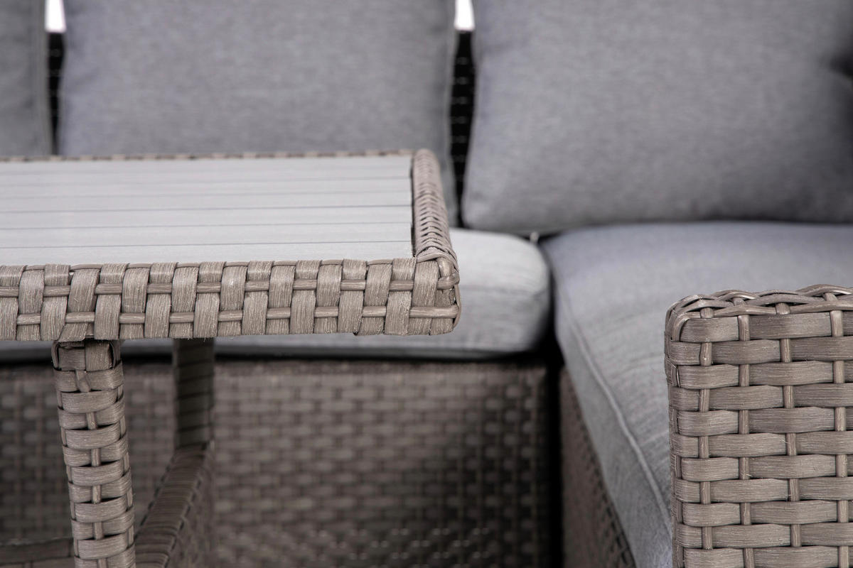 LOUNGEGARNITUR 3-teilig  178/234 cm   - Grau, Modern, Kunststoff/Textil (178/234cm) - Ondega