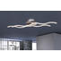 LED-DECKENLEUCHTE - Opal/Nickelfarben, MODERN, Kunststoff/Metall (69,3/16/6,6cm)