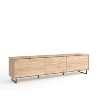 LOWBOARD  in 210,2/51/45,6 cm  - Dunkelgrau/Eichefarben, Design, Holz/Holzwerkstoff (210,2/51/45,6cm) - Livetastic