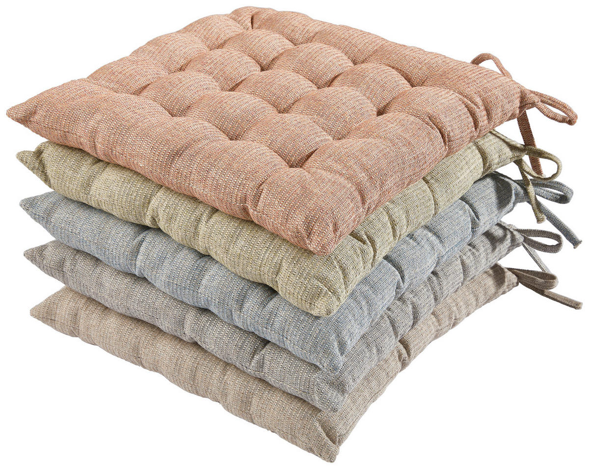 SITZKISSEN 40/40 cm  - Terracotta, Textil (40/40cm) - Novel