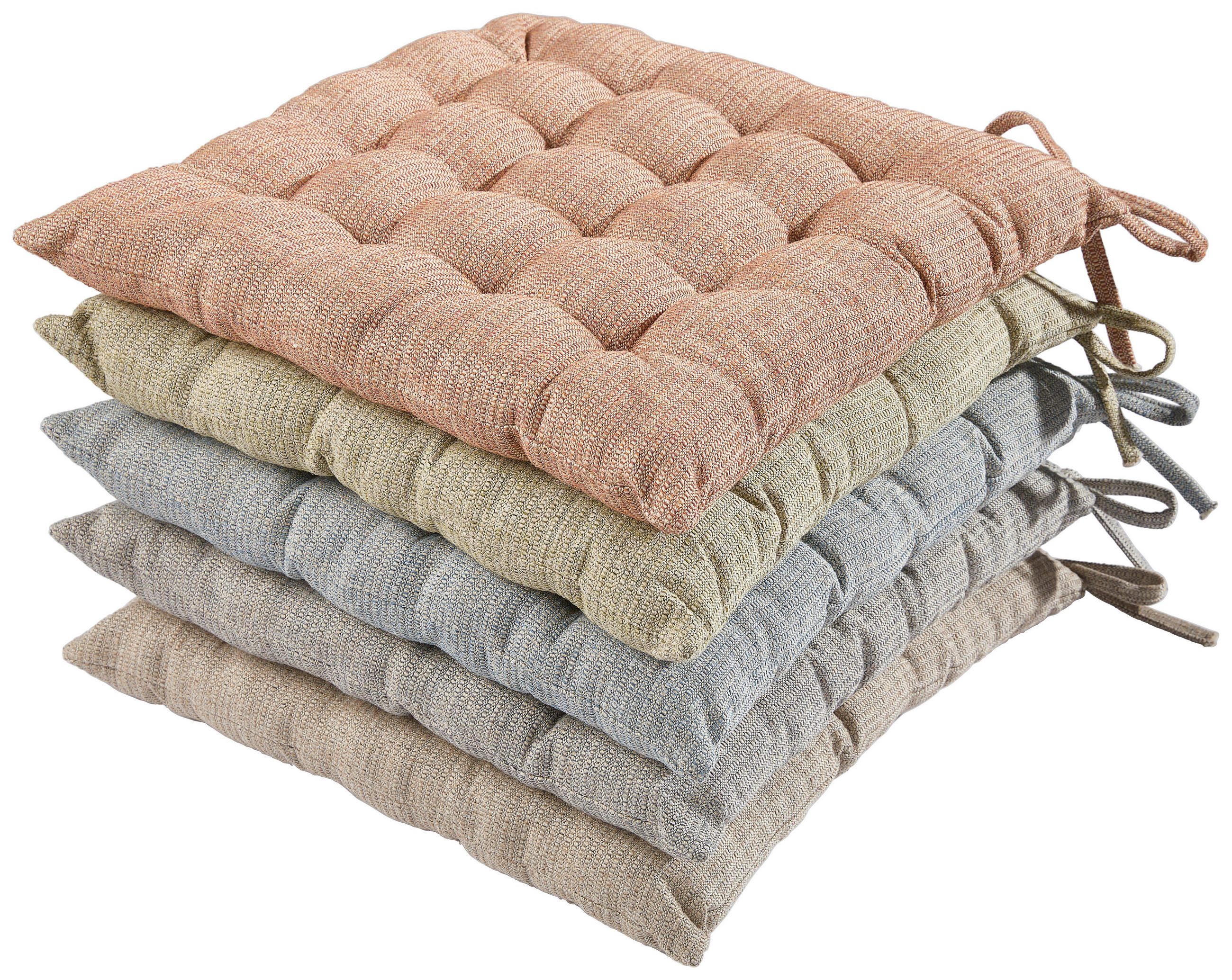 Thumbnail - Novel Sitzkissen, Terracotta, Textil, Füllung: Polyester, 40x40 cm, Oeko-Tex® Standard 100, Wohntextilien, Kissen, Sitzk...