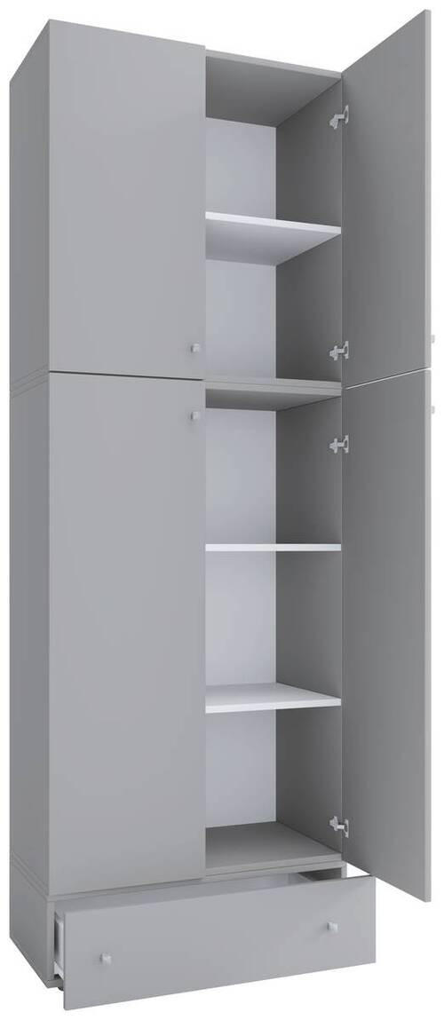 AKTENSCHRANK Grau  - Grau, MODERN, Holzwerkstoff (70/200/39cm) - MID.YOU