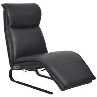 RELAXLIEGE Kombination Echtleder/Lederlook Lederlook Schwarz  - Schwarz, Design, Leder/Textil (69/108-86/134-178cm) - Lomoco