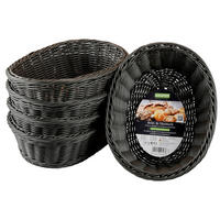 BROTKORB 5ER PACK - Dunkelgrau, Basics, Kunststoff (29.5/9.5/23cm) - Kesper