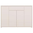 SCHUHSCHRANK  in 143,9/99,1/34,9 cm  - Sandfarben/Grau, MODERN, Holzwerkstoff/Kunststoff (143,9/99,1/34,9cm) - Carryhome