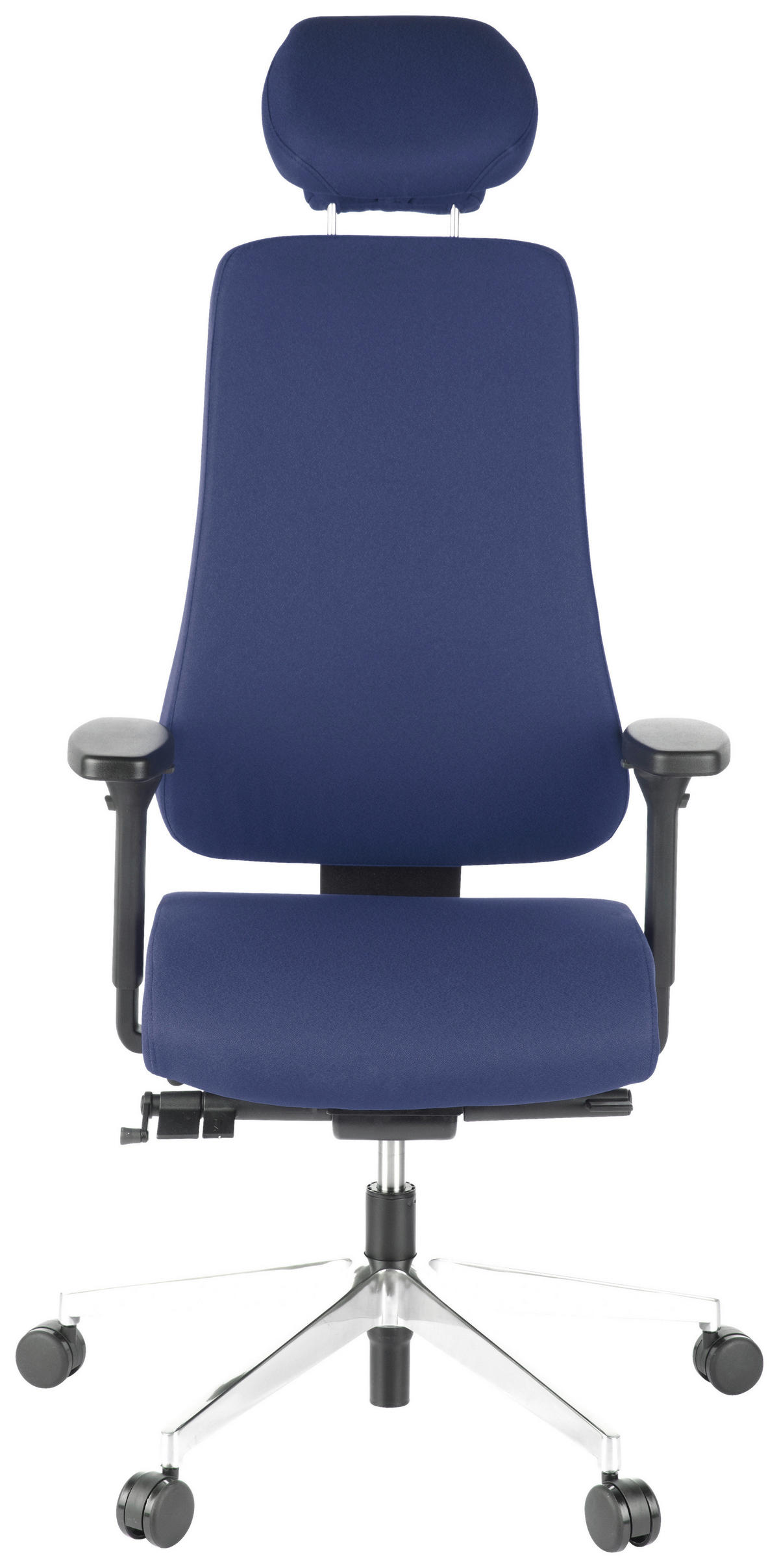 DREHSTUHL Flachgewebe Dunkelblau  - Dunkelblau, MODERN, Kunststoff/Textil (70/148/65cm) - MID.YOU