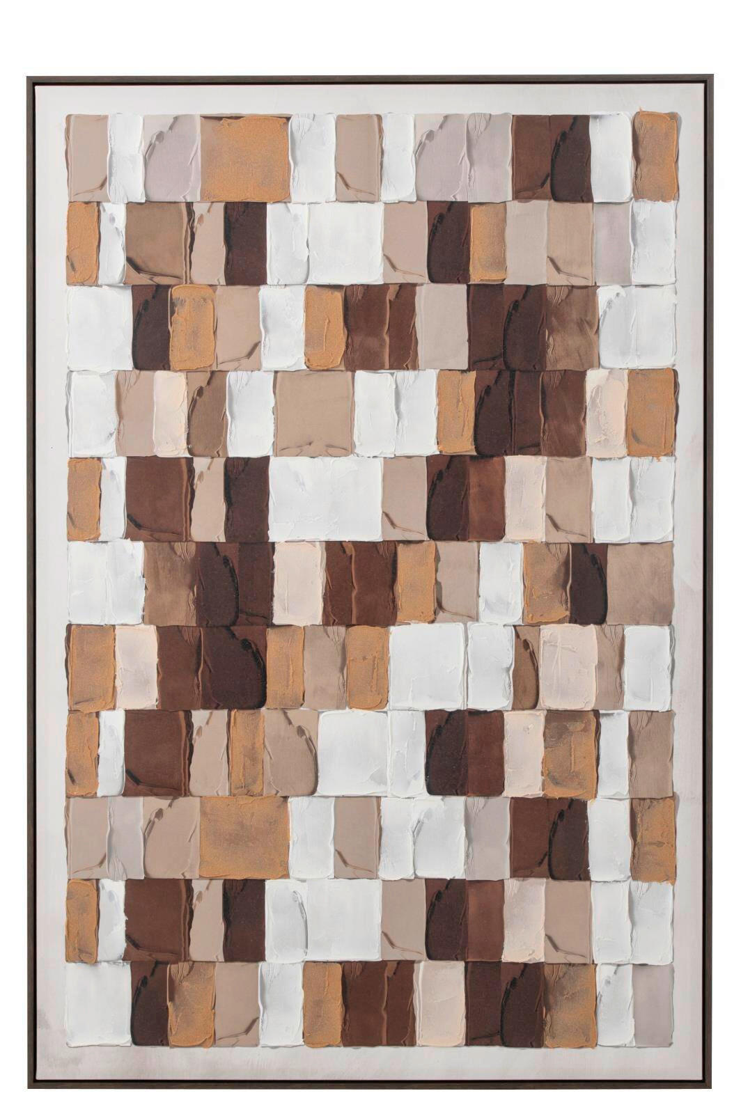LEINWANDBILD  - Braun, Basics, Holz/Kunststoff (102,6/4,3/152,6cm) - Ambia Home