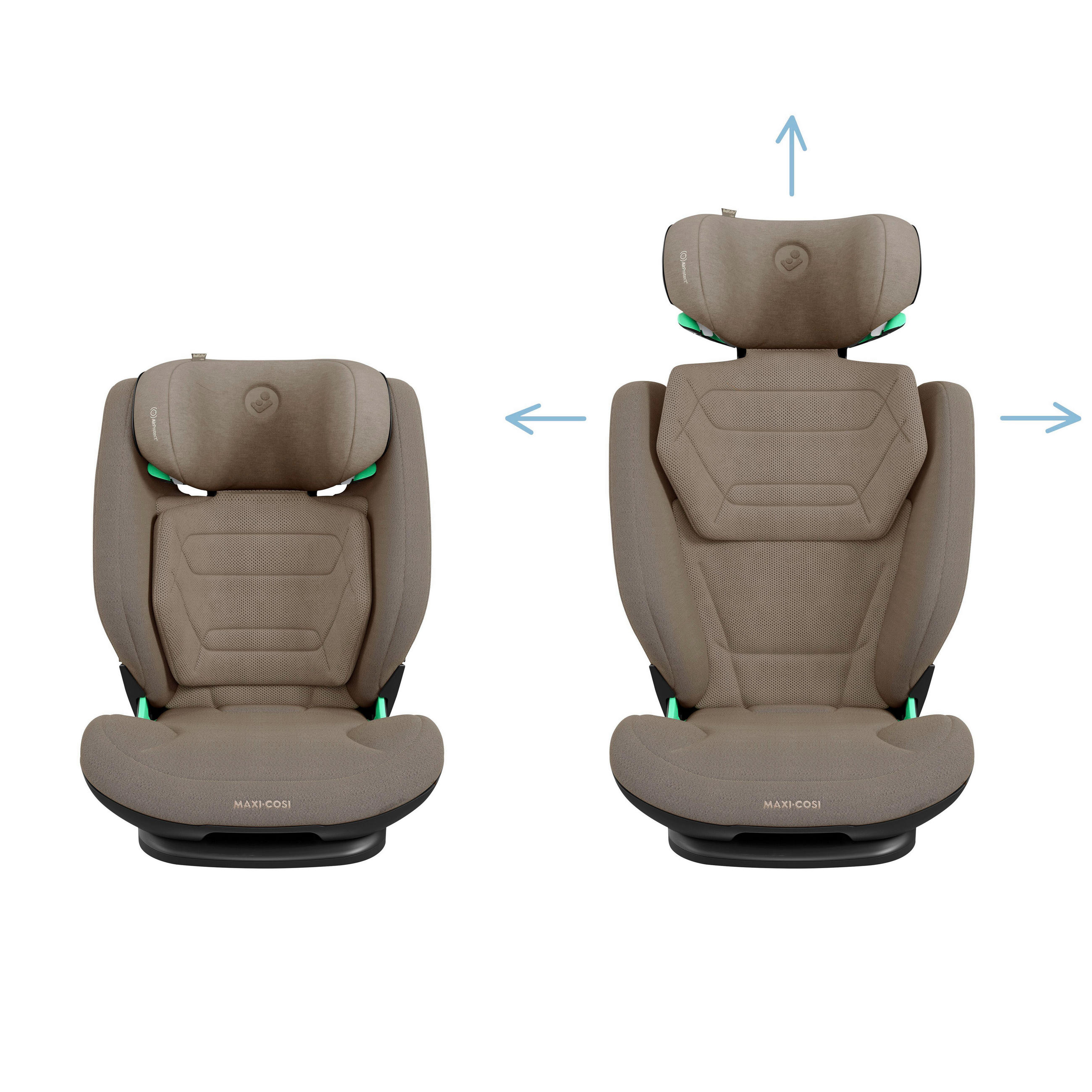 KINDERAUTOSITZ Rodifix Pro2 i-Size  - Braun, Basics, Kunststoff/Textil (44/79/69cm) - Maxi-Cosi