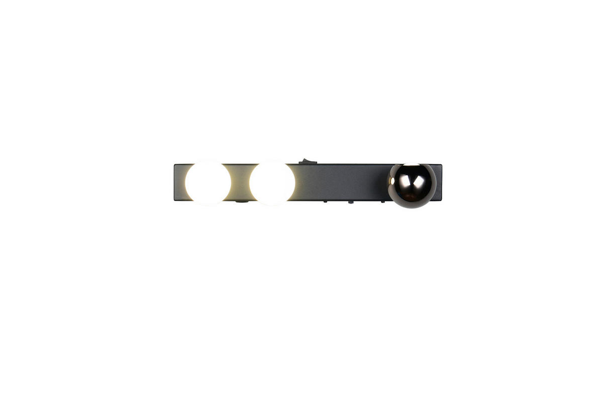 LED-WANDLEUCHTE Arpino 5/30/11 cm  - Schwarz/Weiß, Design, Kunststoff/Metall (5/30/11cm) - Trio Leuchten