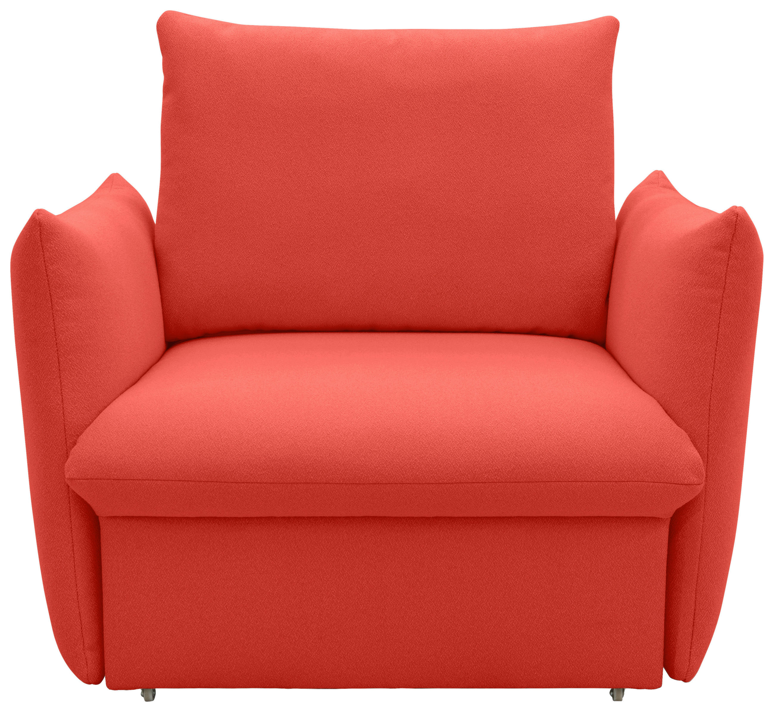 SESSEL Mikrofaser Orange    - Schwarz/Orange, Design, Kunststoff/Textil (120/100/97cm) - LOOKS by W.Joop
