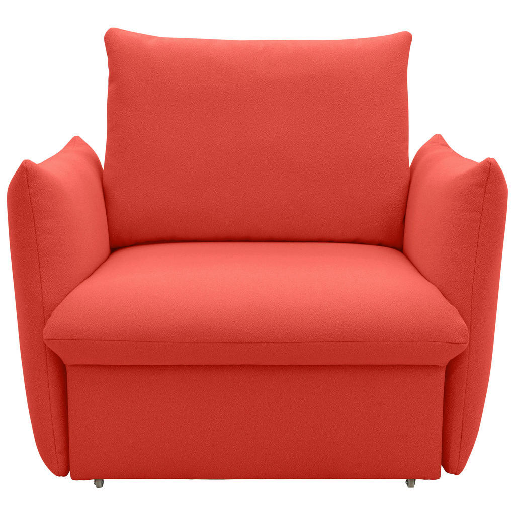 Thumbnail - Looks by W.Joop Sessel Looks Xii, Orange, Textil, Uni, Füllung: Schaumstoff, 120x100x97 cm, Made in EU, FSC Mix, Stoffau...